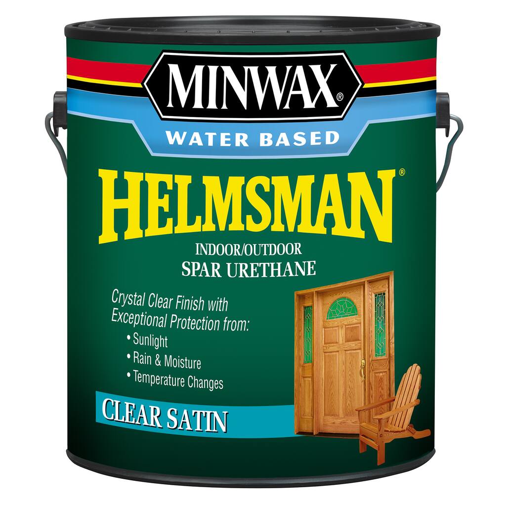 Minwax 71052 1 Gallon Satin Minwax Water Based Spar Urethane