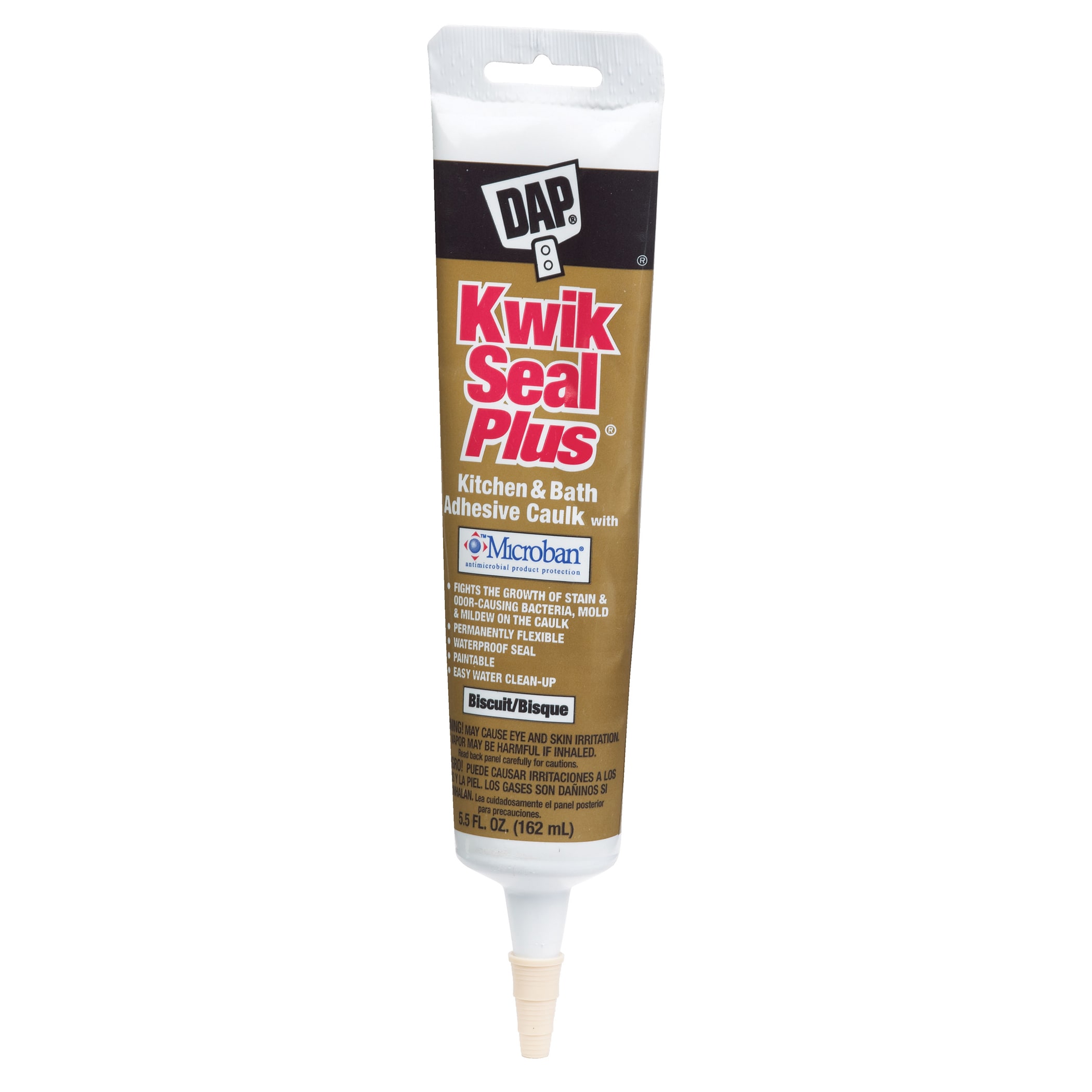 Dap 18539 5.5 oz Bisque Kwik Seal Plus K & B Adhesive N/A Traditional
