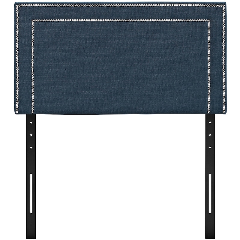 Jessamine Twin Azure Fabric Headboard