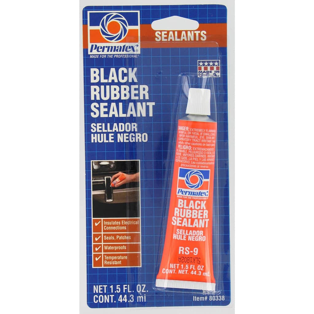 Permatex 80338 Black Rubber Sealant
