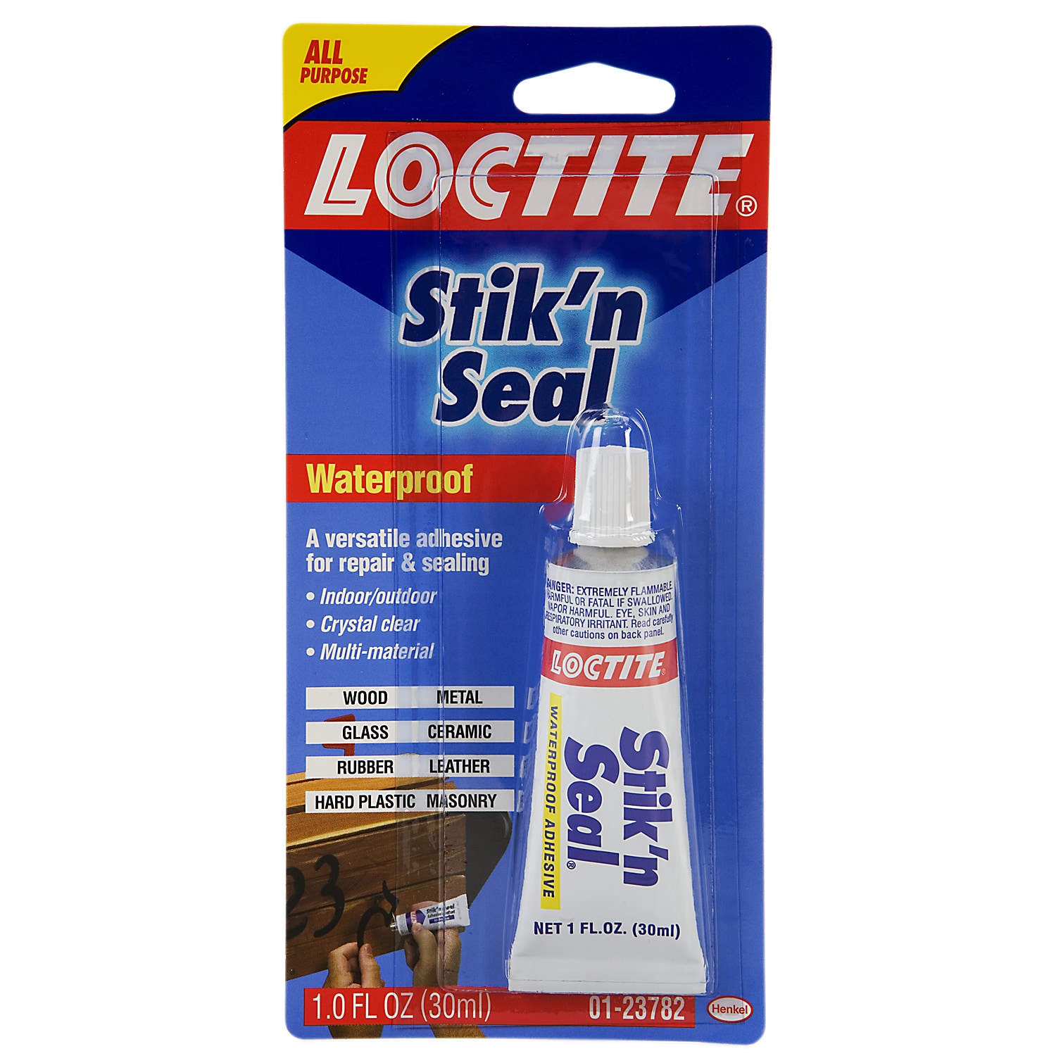 Loctite 1716815 1 Oz Stick 'N Seal Waterproof Adhesive Clear eBay