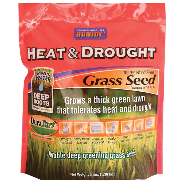 Shop Bonide 60251 3 Pound Heat And Drought Grass Seed Red Free Shipping On Orders Over 45 7196