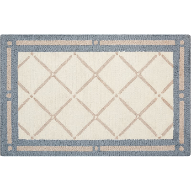 Nourison Decor Area Rug - 1' 9" x 2' 10" - Light Blue - Rectangle