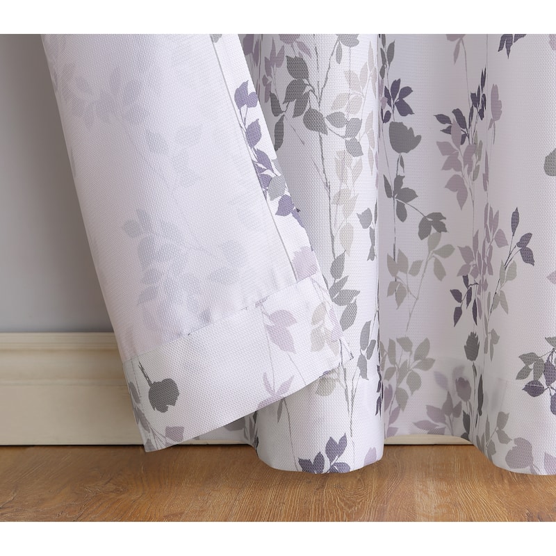 No. 918 Marra Woven Print Grommet Top Curtain Panel, Single Panel