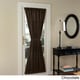preview thumbnail 3 of 18, Porch & Den Inez Patio Door Window Curtain Panel, Single Panel 54 x 72 - Chocolate