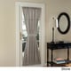 preview thumbnail 4 of 18, Porch & Den Inez Patio Door Window Curtain Panel, Single Panel 54 x 72 - Stone