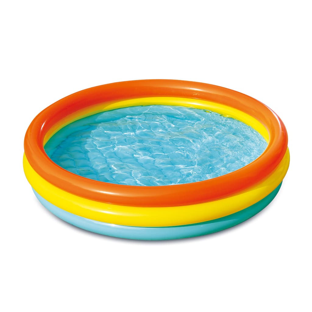 Multicolored Inflatable Wading Pool