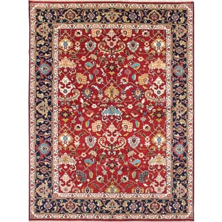10 X 11 Rugs Area For Less Ecarpetgallery Hand Knotted Serapi Heritage Red Wool Rug 9 X 11 10