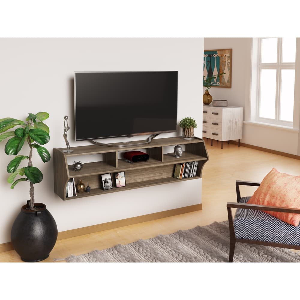 Prepac Altus Plus 58" meuble tv flottant