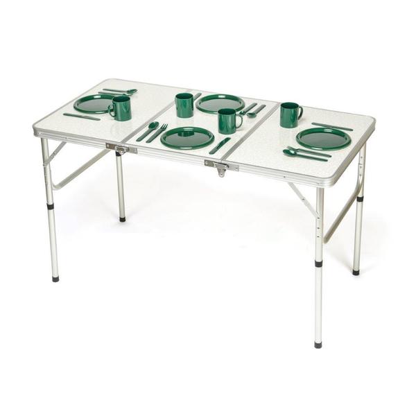 aluminum portable adjustable folding table