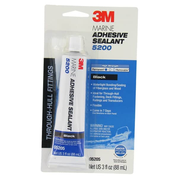 3M 05205 3 Oz Black Marine Adhesive Sealant Overstock 12433727