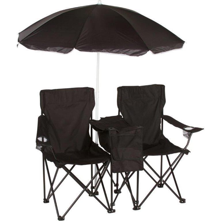 folding chair with umbrella