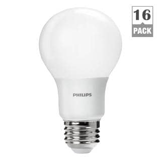 Philips 60-watt-equivalent Daylight A19 LED Lightbulbs (Case Of 16) - Bed Bath & Beyond - 12436266