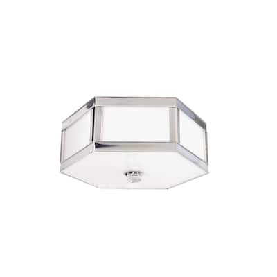 Hudson Valley Nassau 16-inch Polished Nickel Flush Mount