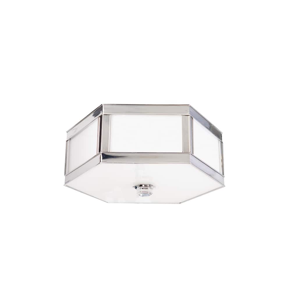 Hudson Valley Nassau 16-inch Polished Nickel Flush Mount