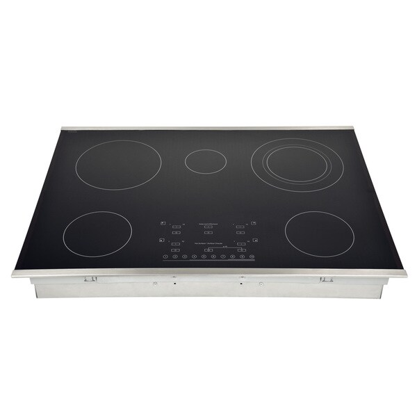 30 Inch Stainless Steel Smooth Top Flex 5 Element 30 Inch Stainless Steel Smooth Top Flex 5 Element Electric Cooktop