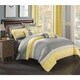 Chic Home Falconia Yellow 8-Piece Bed in a Bag Comforter with Sheet Set ...