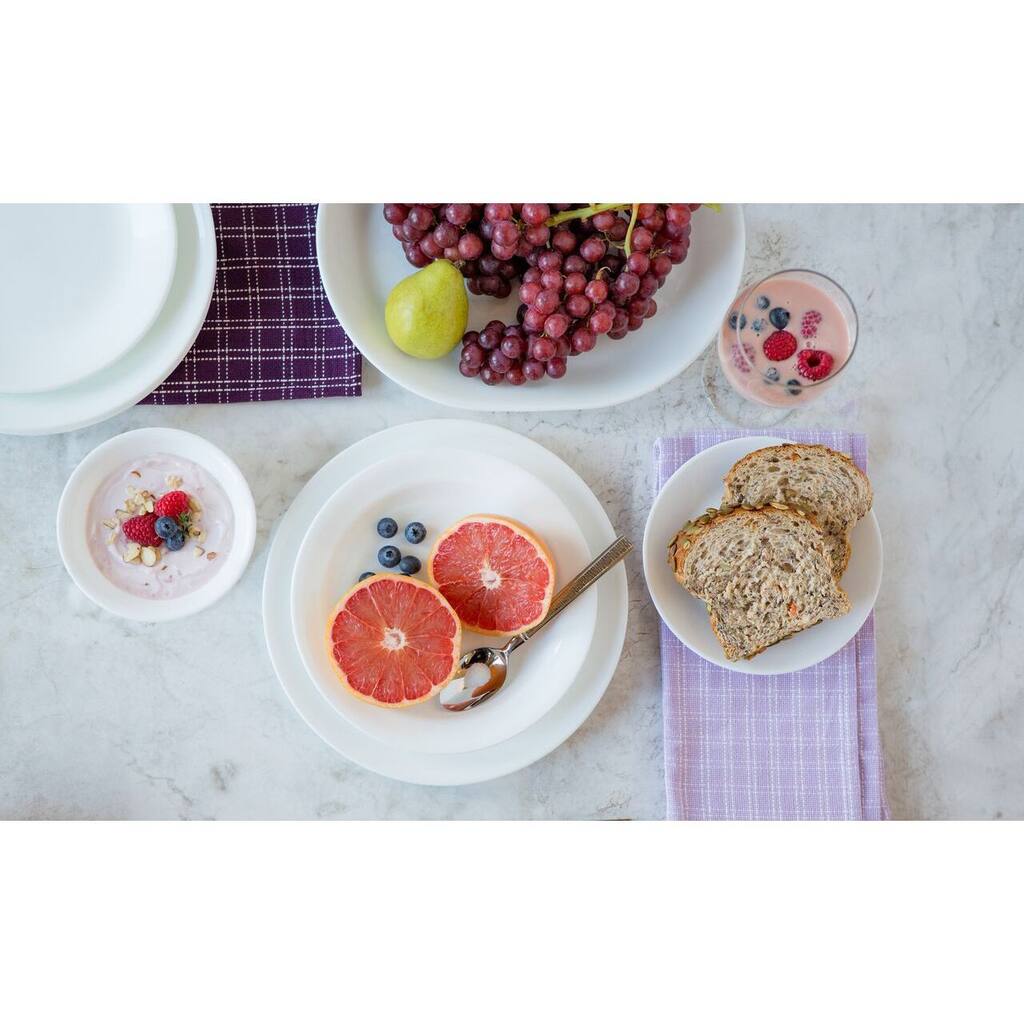 Corelle Livingware 74-Piece Set, Winter Frost White