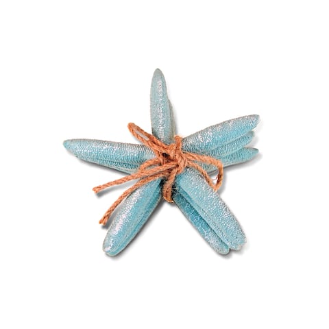 Puzzled Inc Nautical Decor Collection Turquoise Resin Starfish