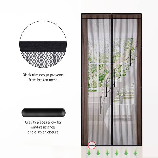 Shop Magnetic Screen Door With Full Frame Hook And Loop