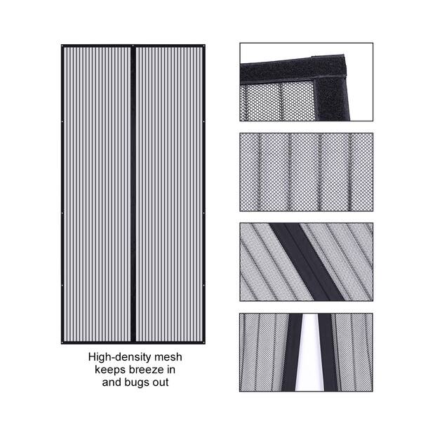 Shop Magnetic Screen Door With Full Frame Hook And Loop