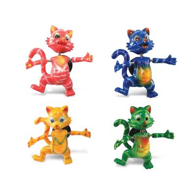Puzzled Cat Magnets (Set of 4)