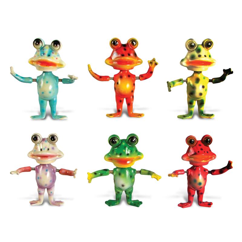 Puzzled Inc. Standing Frog Bobble Magnet - Size: 6"L x 5"W x 3"H