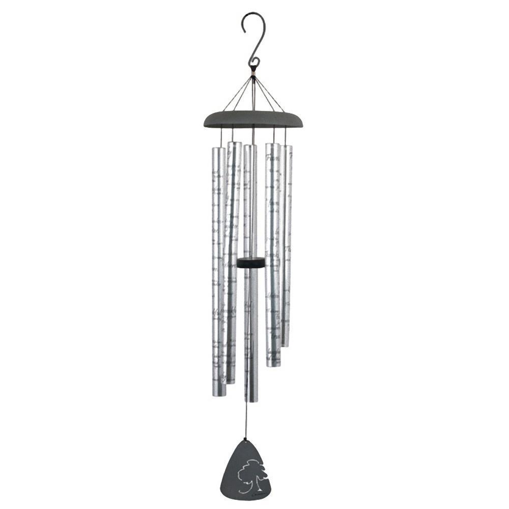 Carson Home Accents 'Family' 44inch Wind Chime Silver eBay