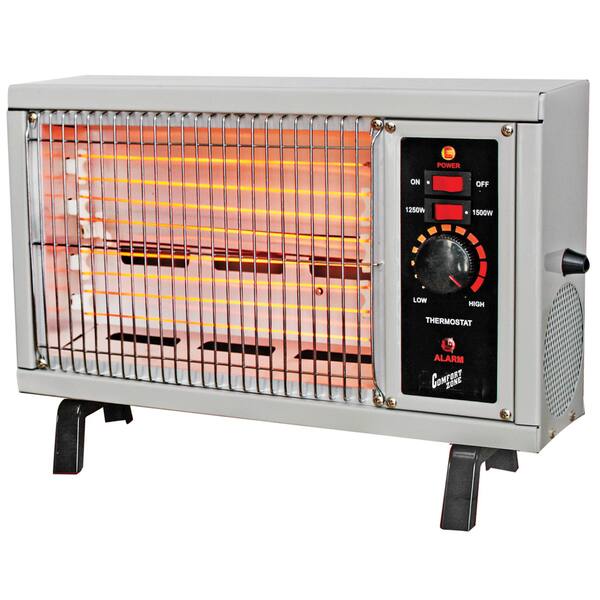 Shop Comfort Zone Cz550 1500w Electric Radiant Space Heater With