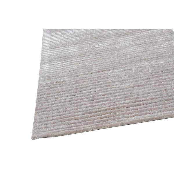 Pasargad Home Edgy Collection Hand Tufted Bamboo Silk Wool Rug Overstock 19864719 Silver 8 X 10