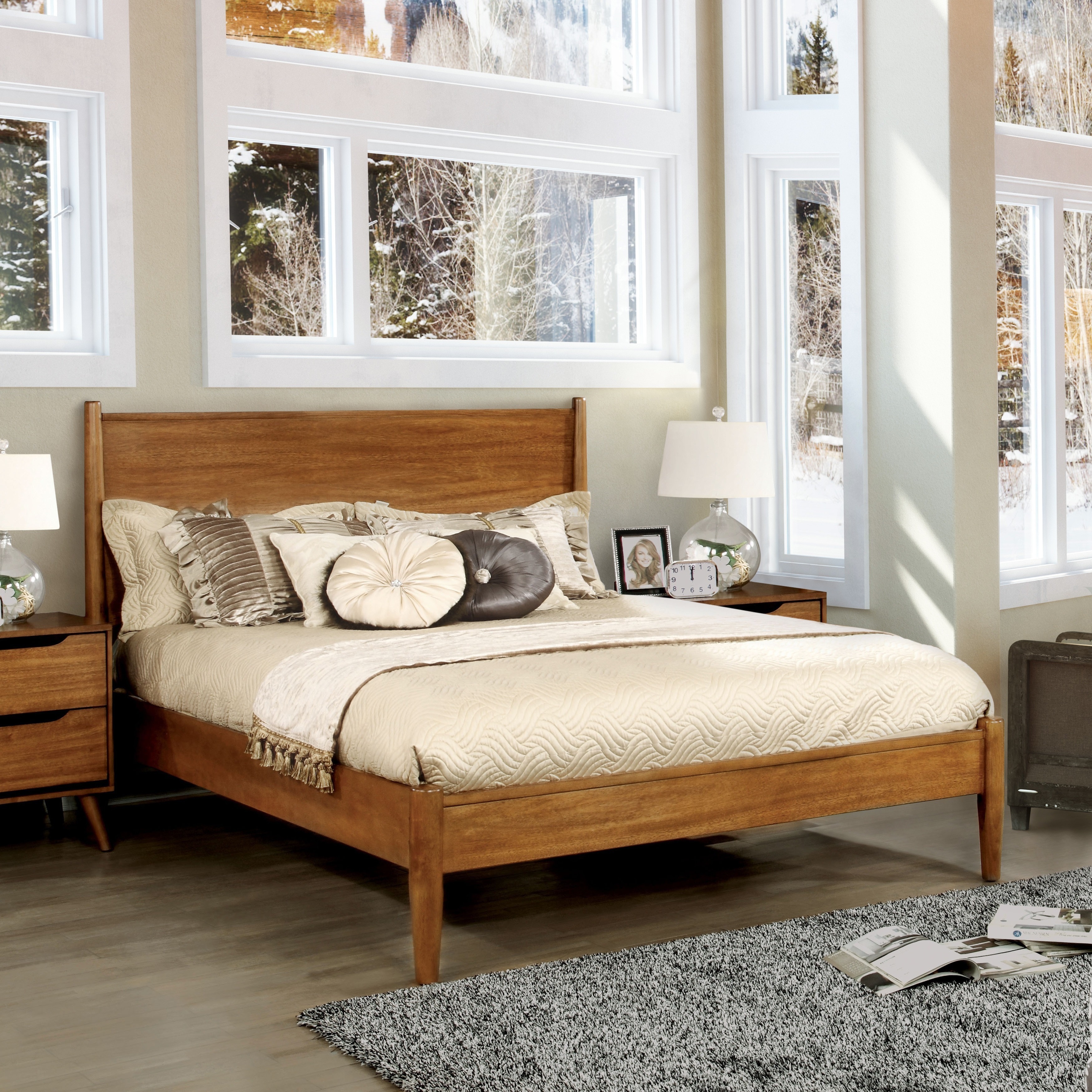 Queen Size Wood Platform Bed | solesolarpv.com