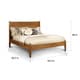 preview thumbnail 6 of 12, Queen-size Mid-century Modern Wood Paneled Platform Bed