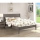 preview thumbnail 3 of 12, Queen-size Mid-century Modern Wood Paneled Platform Bed