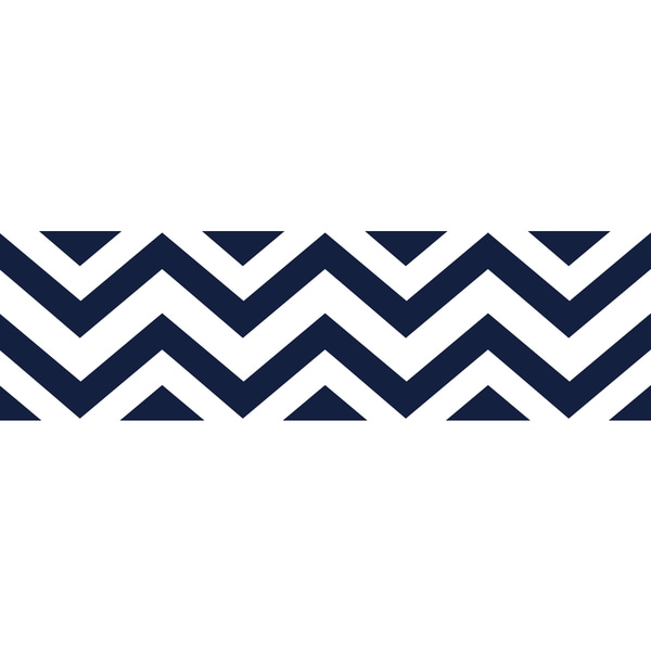 Shop Sweet Jojo Designs Navy Blue and White Chevron Collection ...