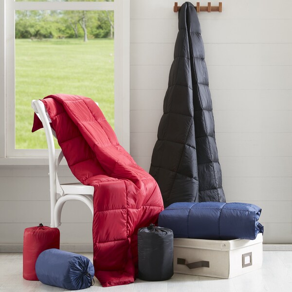 Premier Comfort Packable Down Alternative Throw 3-Color Options