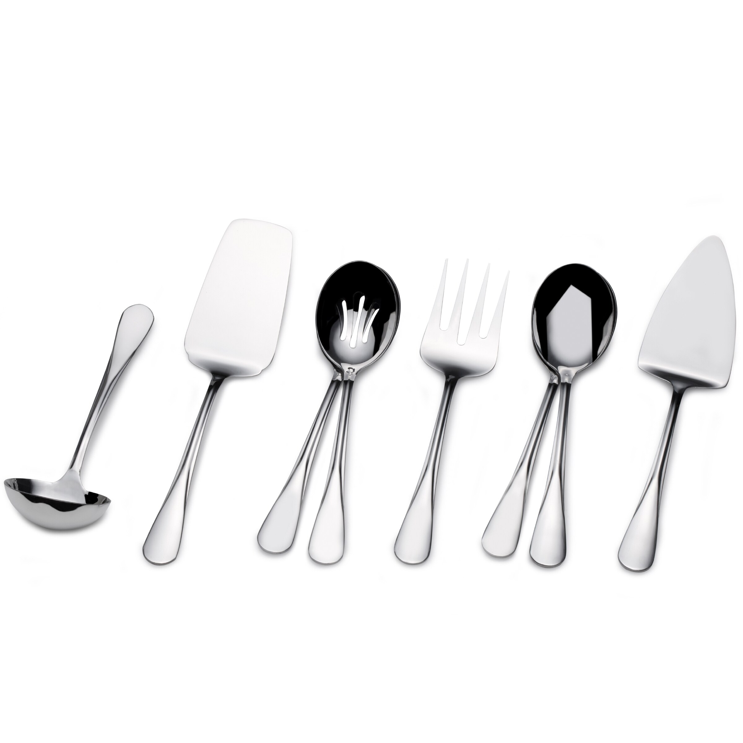 Gourmet Basics by Mikasa Kaylee Stainless Steel 8-piece Serving Set