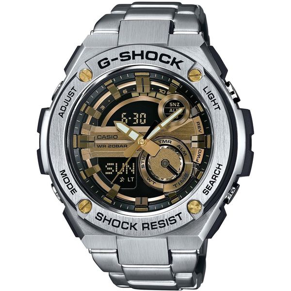 casio men's g shock stainless watch