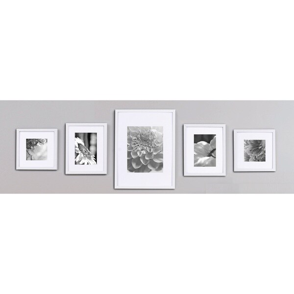 White 5-piece Wall Frame Kit