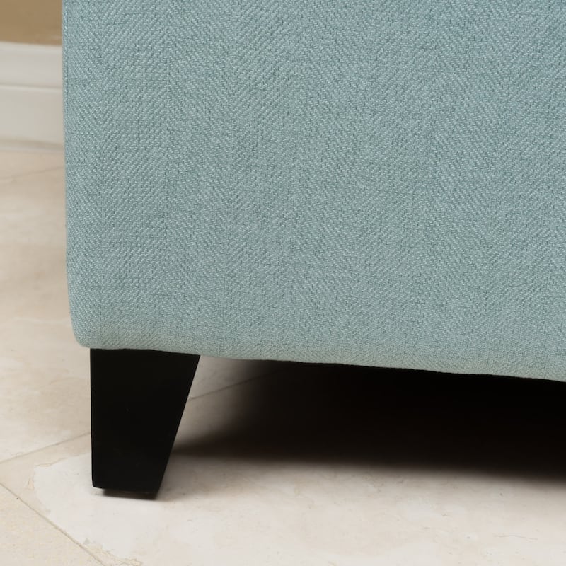 Breanna Modern Upholstered Storage Ottoman by Christopher Knight Home