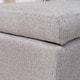 preview thumbnail 7 of 12, Isra Fabric Storage Ottoman Bench by Christopher Knight Home