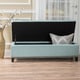 preview thumbnail 3 of 12, Isra Fabric Storage Ottoman Bench by Christopher Knight Home