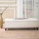 preview thumbnail 1 of 12, Isra Fabric Storage Ottoman Bench by Christopher Knight Home Beige