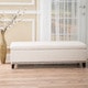preview thumbnail 11 of 12, Isra Fabric Storage Ottoman Bench by Christopher Knight Home