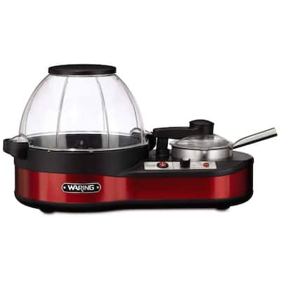 Waring WPM1000WS Pro Popcorn Maker with Melting Station