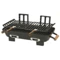 Charcoal Grills that Match Calphalon Ceramic Nonstick Double Stovetop Griddle, Silver Ash