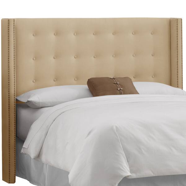 Skyline Furniture Tufted Wingback Headboard Overstock 12452360