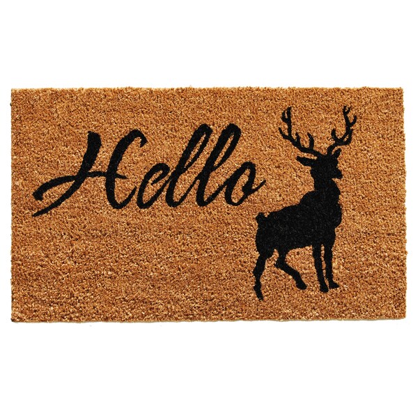 Hello Elk Doormat (1'5 x 2'3)