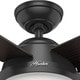 preview thumbnail 10 of 17, Hunter 52" Dempsey Outdoor Ceiling Fan with LED Light Kit and Handheld Remote, Damp Rated - Contemporary, Transitional