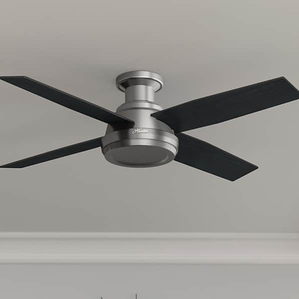 Shop Hunter Fan Dempsey Collection 52 Inch Low Profile