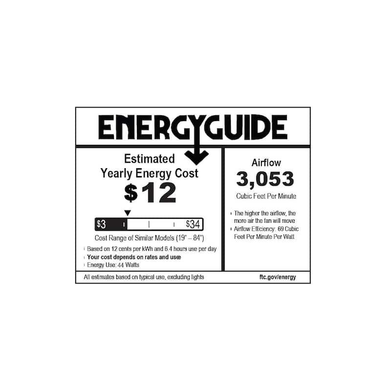 Hunter 44" Dempsey Ceiling Fan with LED Light Kit and Handheld Remote - Contemporary, Transitional, Industrial